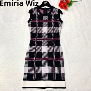 EmiriaWiz - 【美品】Emiria Wiz 完売品 ベルサロン チェックワンピース M