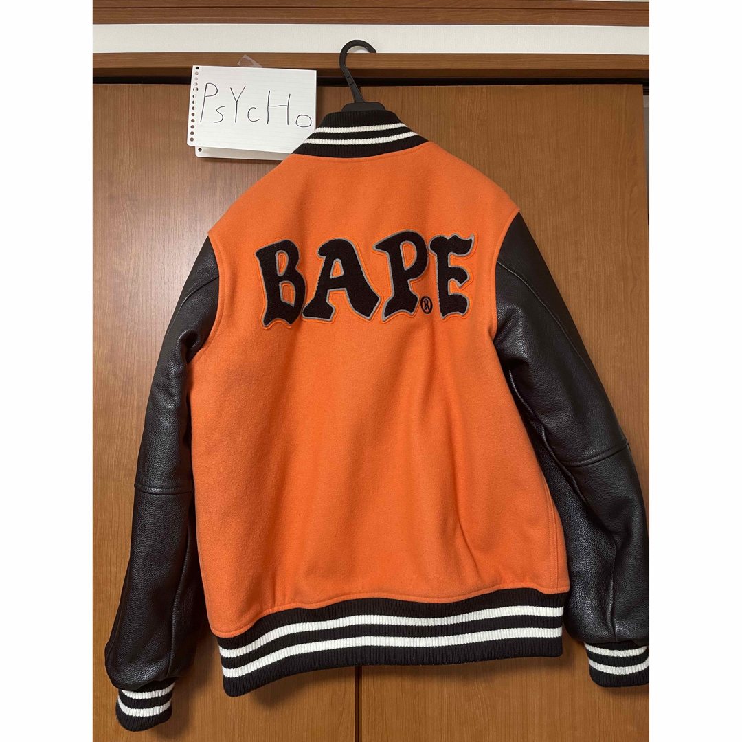 A BATHING APE(アベイシングエイプ)の【CHICO CARLITO着用】A BATHING APEスタジャン メンズのジャケット/アウター(スタジャン)の商品写真