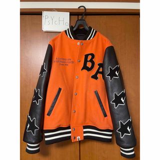 A BATHING APE - 希少 90s 初期 APE コーデュロイ スタジャンエイプ A BATHING APE - 希少 90s 初期 APE コーデュロイ スタジャンエイプ