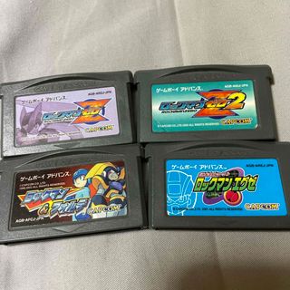 ゲームボーイアドバンス　ロックマン4点セット売り！