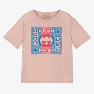 グッチ(Gucci)の新品 GUCCI グッチ Tシャツ レディースS ピンク チルドレン10 (Tシャツ(半袖/袖なし))