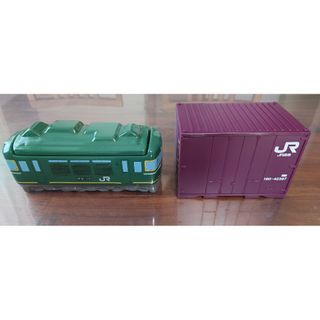 ジェイアール(JR)の淡路屋弁当　トワイライトエクスプレス、JR貨物コンテナ　空き容器(鉄道)