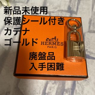 エルメス(Hermes)の新品未使用★保護シート付き★エルメス　ツイリーチャーム　カデナ　ゴールド★廃盤品(チャーム)