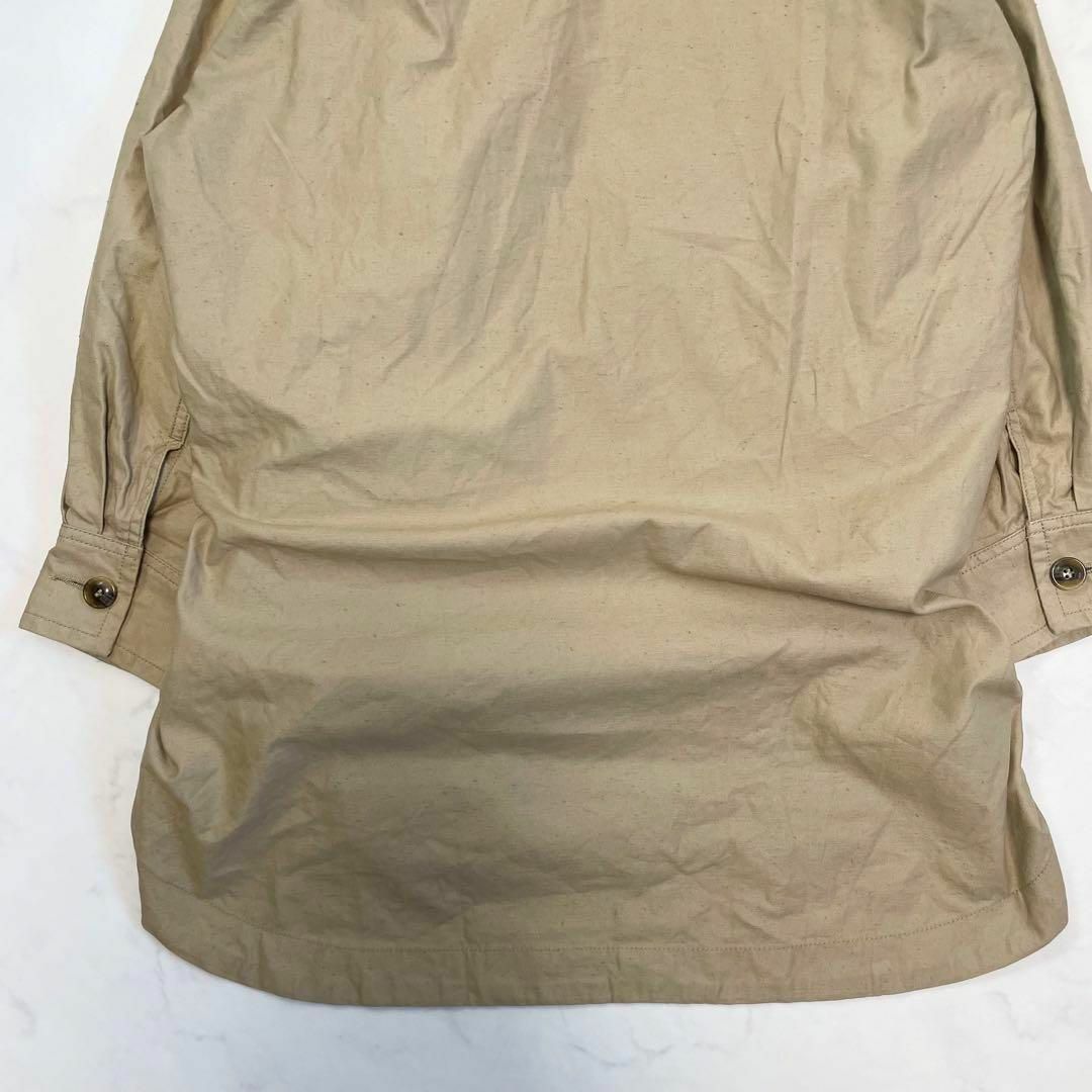 Spick & Span(スピックアンドスパン)のスピックアンドスパン  ネップオーバーシャツ ミリタリージャケット 羽織19SS レディースのジャケット/アウター(ミリタリージャケット)の商品写真
