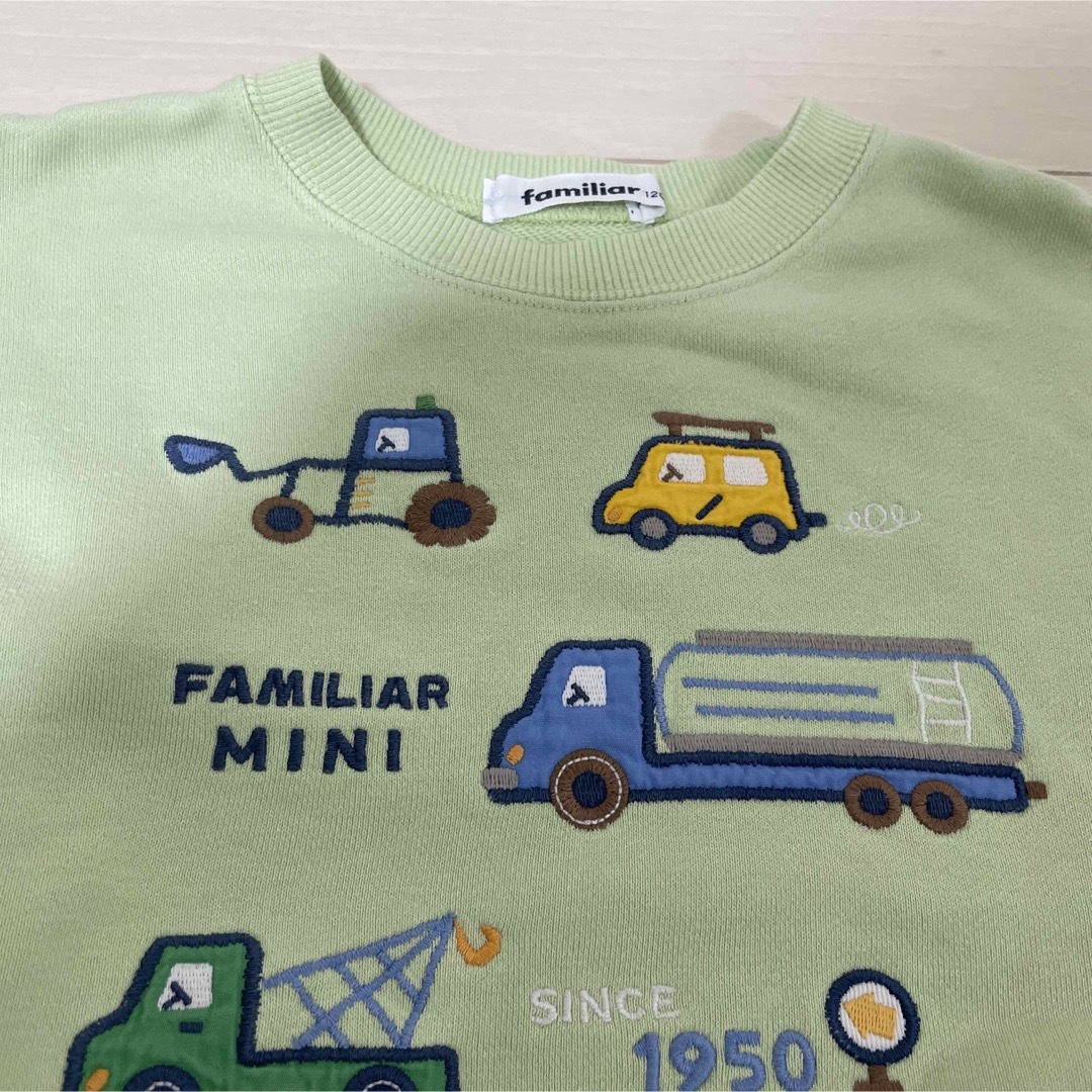 familiar(ファミリア)のファミリア  familiar  トレーナー　長袖　トップス　120 キッズ/ベビー/マタニティのキッズ服男の子用(90cm~)(Tシャツ/カットソー)の商品写真