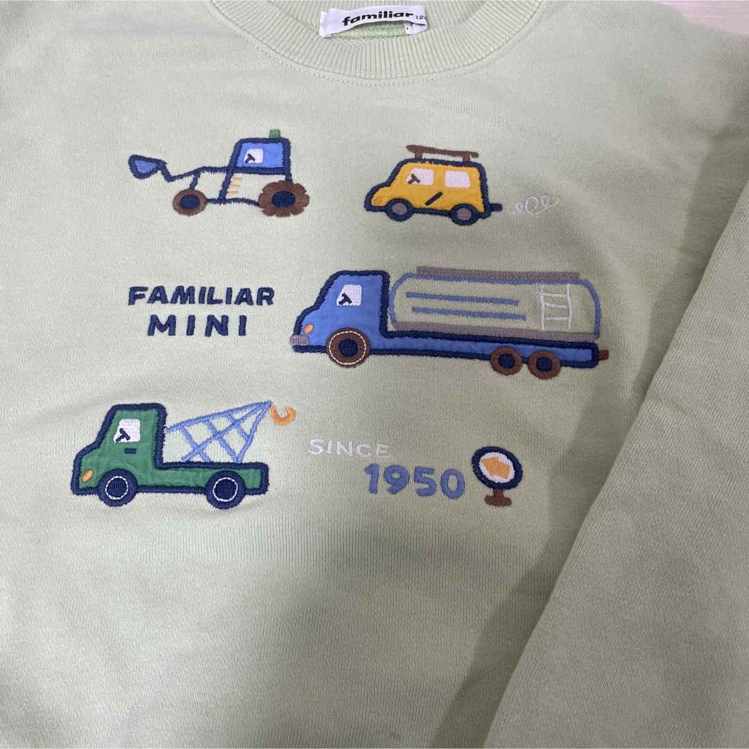 familiar(ファミリア)のファミリア  familiar  トレーナー　長袖　トップス　120 キッズ/ベビー/マタニティのキッズ服男の子用(90cm~)(Tシャツ/カットソー)の商品写真