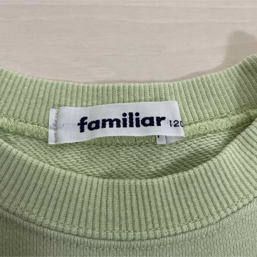 familiar(ファミリア)のファミリア  familiar  トレーナー　長袖　トップス　120 キッズ/ベビー/マタニティのキッズ服男の子用(90cm~)(Tシャツ/カットソー)の商品写真