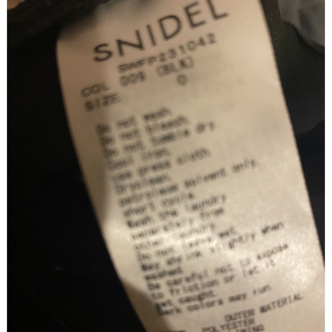 SNIDEL(スナイデル)のsnidel ハイウエストスカショーパン サイズ0 レディースのスカート(ミニスカート)の商品写真