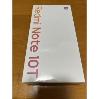 シャオミ(Xiaomi)のXiaomi スマートフォン REDMI NOTE 10T レイクブルー(スマートフォン本体)