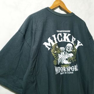 ディズニー(Disney)の新品　ディズニー　Mickey Mouse　Tシャツ　ミッキー　3L　バイク(Tシャツ/カットソー(半袖/袖なし))