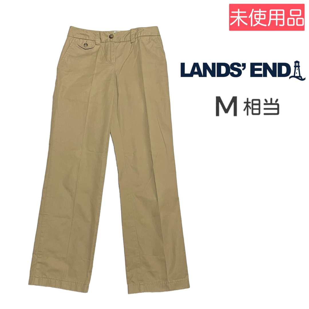 LANDS’END(ランズエンド)のLANDS END ストレート チノパン w 64 レディース M相当 レディースのパンツ(チノパン)の商品写真