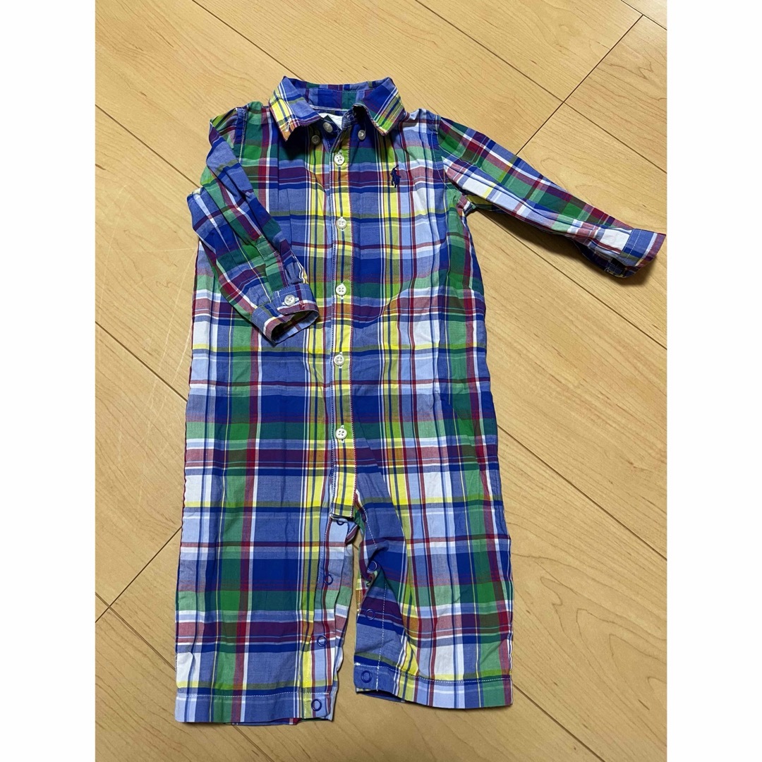 Ralph Lauren(ラルフローレン)のラルフローレン Ralph Lauren ロンパース チェック 70 キッズ/ベビー/マタニティのベビー服(~85cm)(ロンパース)の商品写真