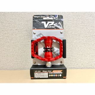 VP ONE ヴイピーワン  アルミペダル VP-320 レッド　自転車　ペダル(パーツ)