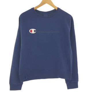 チャンピオン(Champion)の古着 チャンピオン Champion REVERSE WEAVE リバースウィーブ ロゴスウェットシャツ トレーナー レディースL /eaa411337(トレーナー/スウェット)