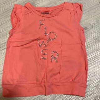 ベビーギャップ(babyGAP)の編集中ノースリーブ　flower babygap(Tシャツ/カットソー)