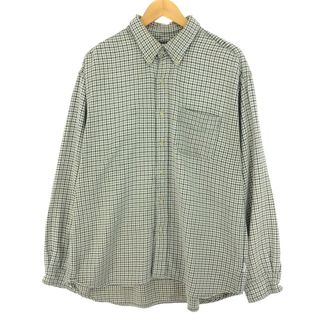 ジェイクルー(J.Crew)の古着 ジェイクルー J.Crew 長袖 ヘビーネルチェックシャツ メンズXL /eaa422712(シャツ)