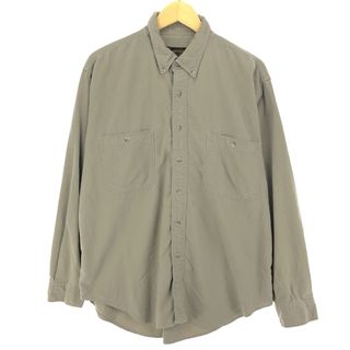 エディーバウアー(Eddie Bauer)の古着 エディーバウアー Eddie Bauer 長袖 ボタンダウンシャツ メンズL /eaa422723(シャツ)