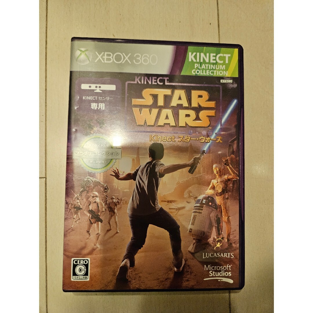 xbox360 スターウォーズ KINECT キネクト エンタメ/ホビーのゲームソフト/ゲーム機本体(家庭用ゲームソフト)の商品写真