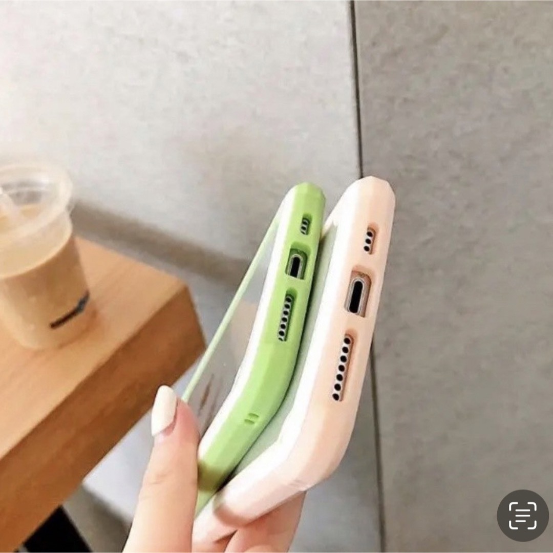 iPhone(アイフォーン)の【iPhoneX/XS】レッド iPhoneケース 大人気 シンプル フレーム スマホ/家電/カメラのスマホアクセサリー(iPhoneケース)の商品写真