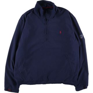 古着 ラルフローレン Ralph Lauren POLO GOLF ポロゴルフ ハーフジップ ウォームアッププルオーバー メンズL /eaa435353