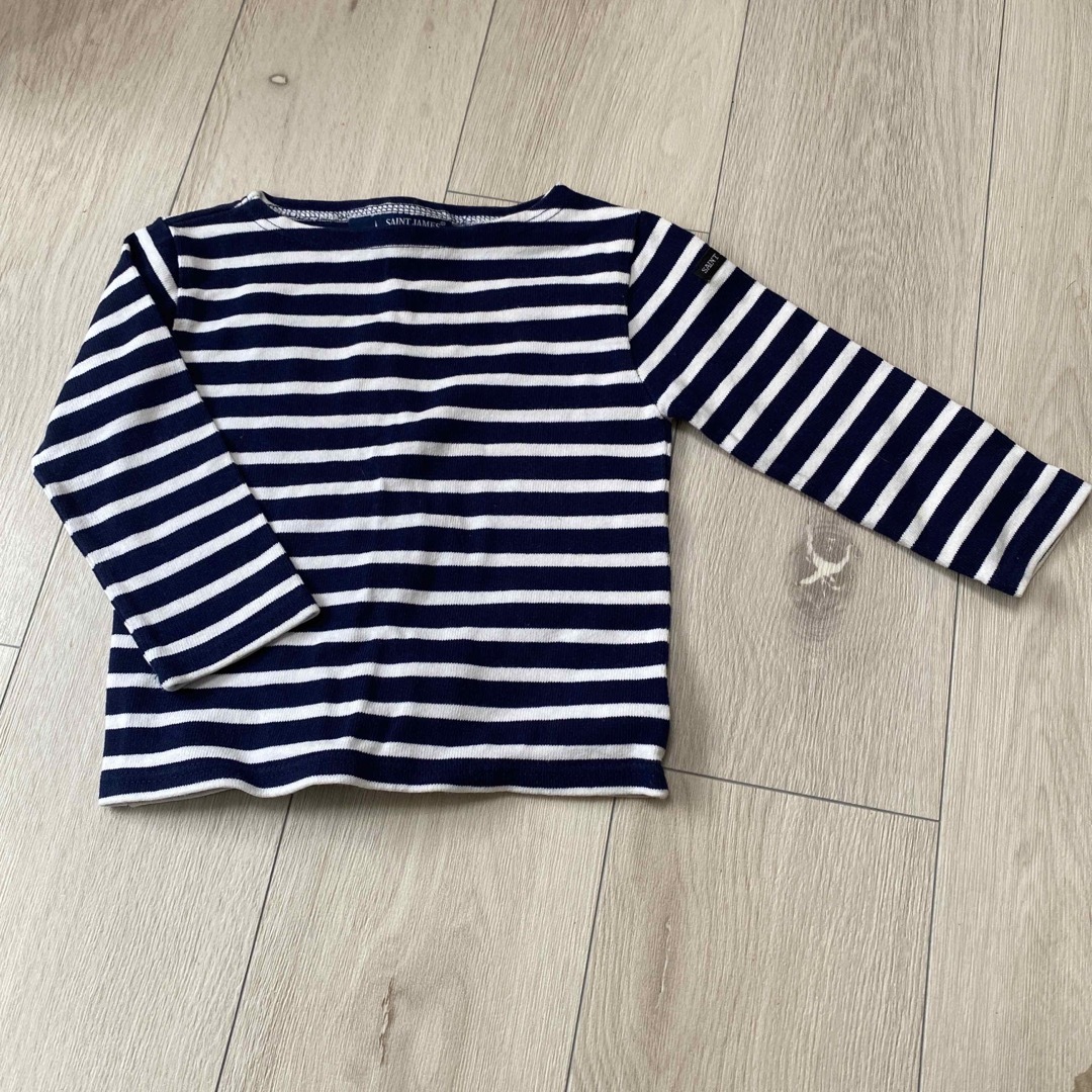 SAINT JAMES(セントジェームス)のSAINT JAMES  キッズ　子ども服　トップス　ボーダー　マリン　春 キッズ/ベビー/マタニティのキッズ服女の子用(90cm~)(Tシャツ/カットソー)の商品写真