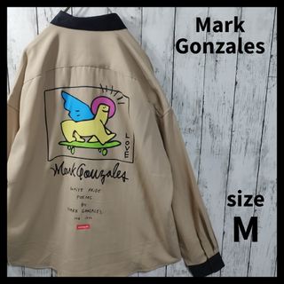 マークゴンザレス(Mark Gonzales)の【Mark Gonzales】Back Print Shirt　D775(シャツ)