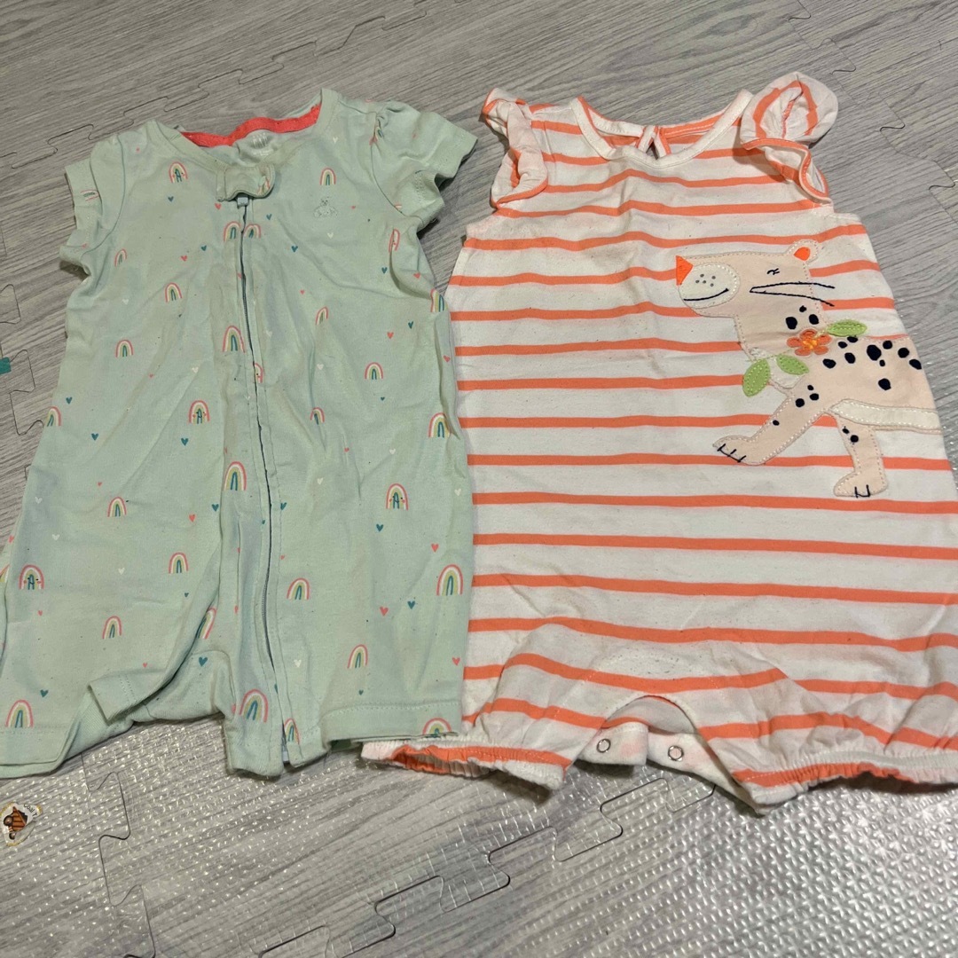 babyGAP(ベビーギャップ)のロンパース２枚セット　babygap キッズ/ベビー/マタニティのベビー服(~85cm)(ロンパース)の商品写真