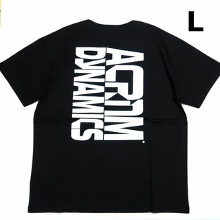 L 新品 アクロニウム ACRONYM グラフィック Tシャツ ロゴ 黒(Tシャツ/カットソー(半袖/袖なし))