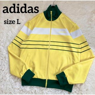 アディダス(adidas)の【激レア】アディダス トラックジャケット 万国旗 ブラジルカラー 銀タグ L(ジャージ)