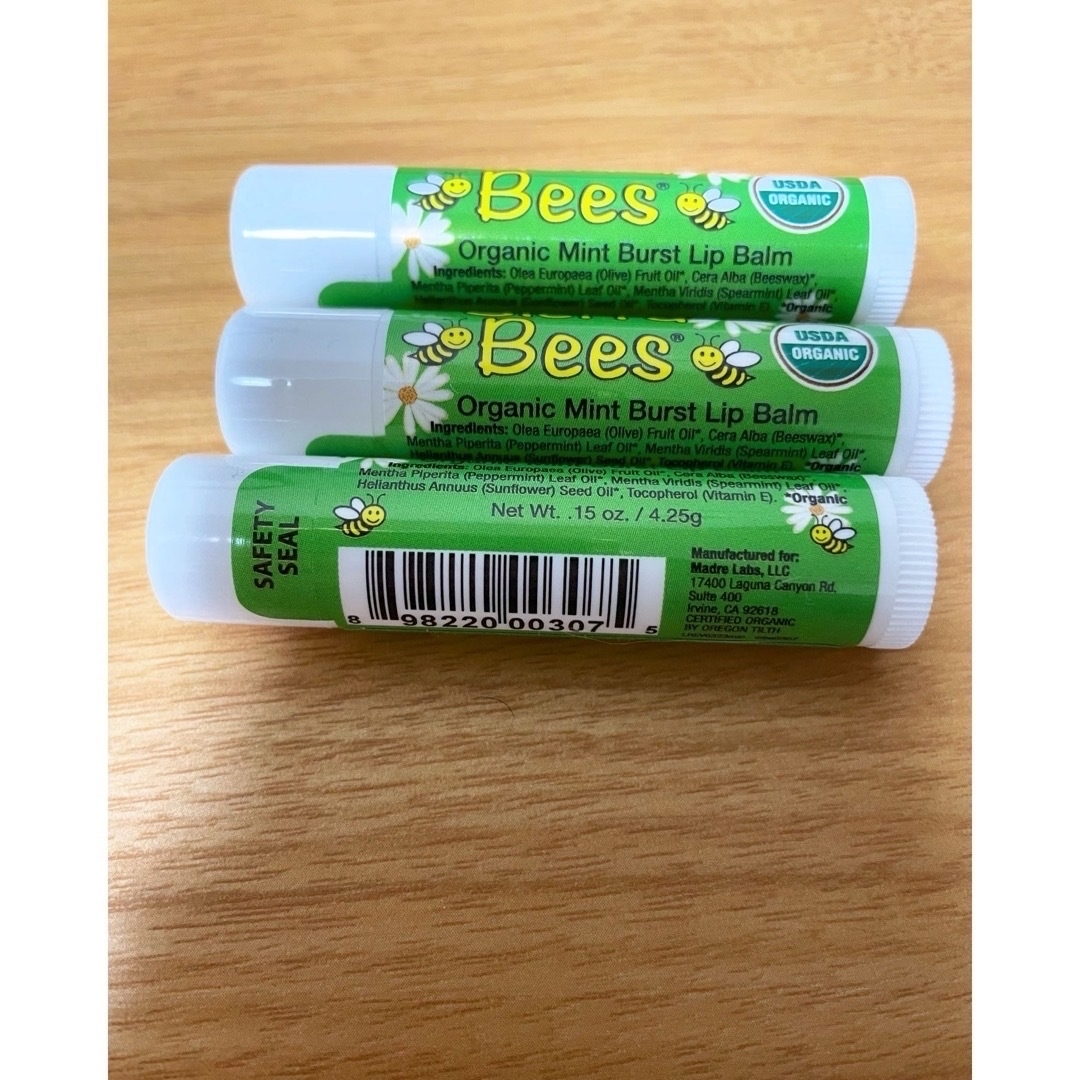 アイハーブ　Sierra bees シエラビーツ　ミントバースト　リップクリーム コスメ/美容のスキンケア/基礎化粧品(リップケア/リップクリーム)の商品写真