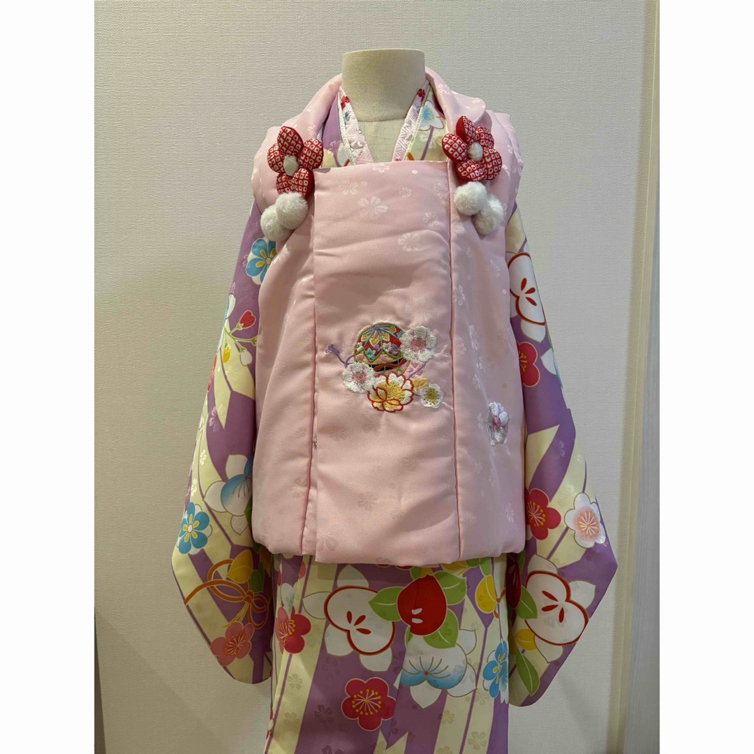 七五三 被布セット(3歳) キッズ/ベビー/マタニティのキッズ服女の子用(90cm~)(和服/着物)の商品写真