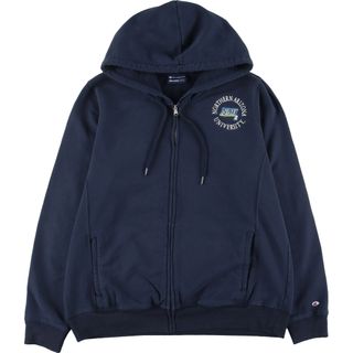 チャンピオン(Champion)の古着 チャンピオン Champion RELAXED FIT カレッジ スウェットフルジップパーカー メンズXXL /eaa433575(スウェット)