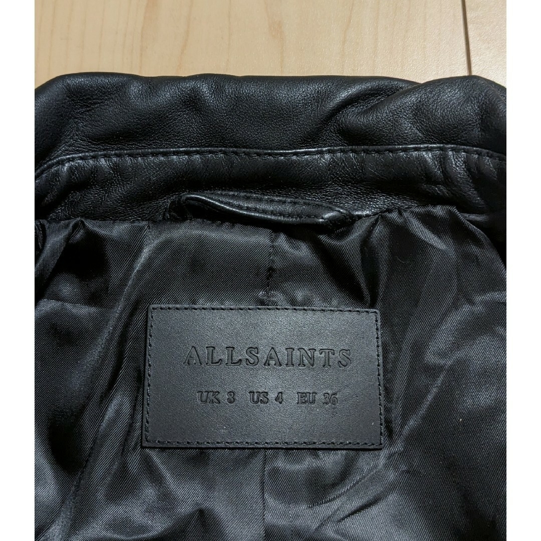 All Saints(オールセインツ)の美品 ALLSAINTS オールセインツ CHINA BAILEY BIKER レディースのジャケット/アウター(ライダースジャケット)の商品写真