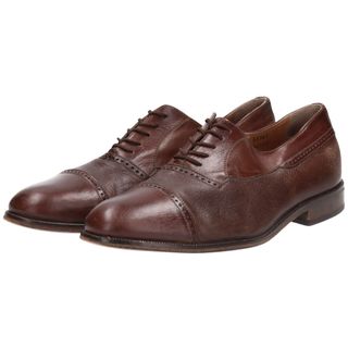 古着 フローシャイム Florsheim IMPERIAL インペリアル ストレートチップシューズ イタリア製 10 EEE メンズ28.0cm /saa009247(ドレス/ビジネス)