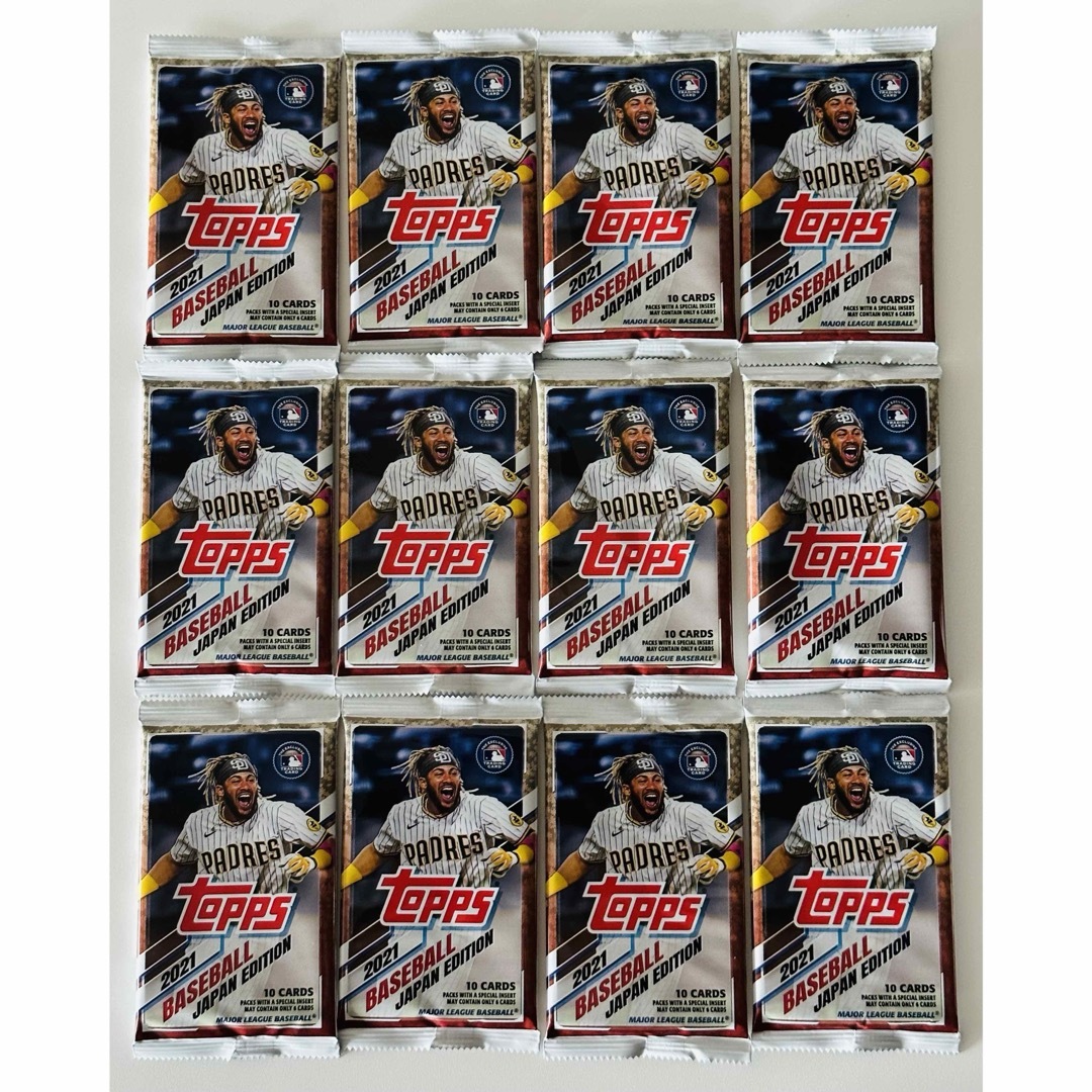 特価【大谷 可能性あり】トレカ Topps 12パック エンタメ/ホビーのトレーディングカード(Box/デッキ/パック)の商品写真