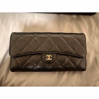 シャネル(CHANEL)のCHANEL シャネル　マトラッセ　キャビアスキン　財布　長財布(財布)