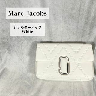 マークジェイコブス(MARC JACOBS)の【Marc Jacobs】ショルダーバッグ（白）プレート キルティング レザー(ショルダーバッグ)