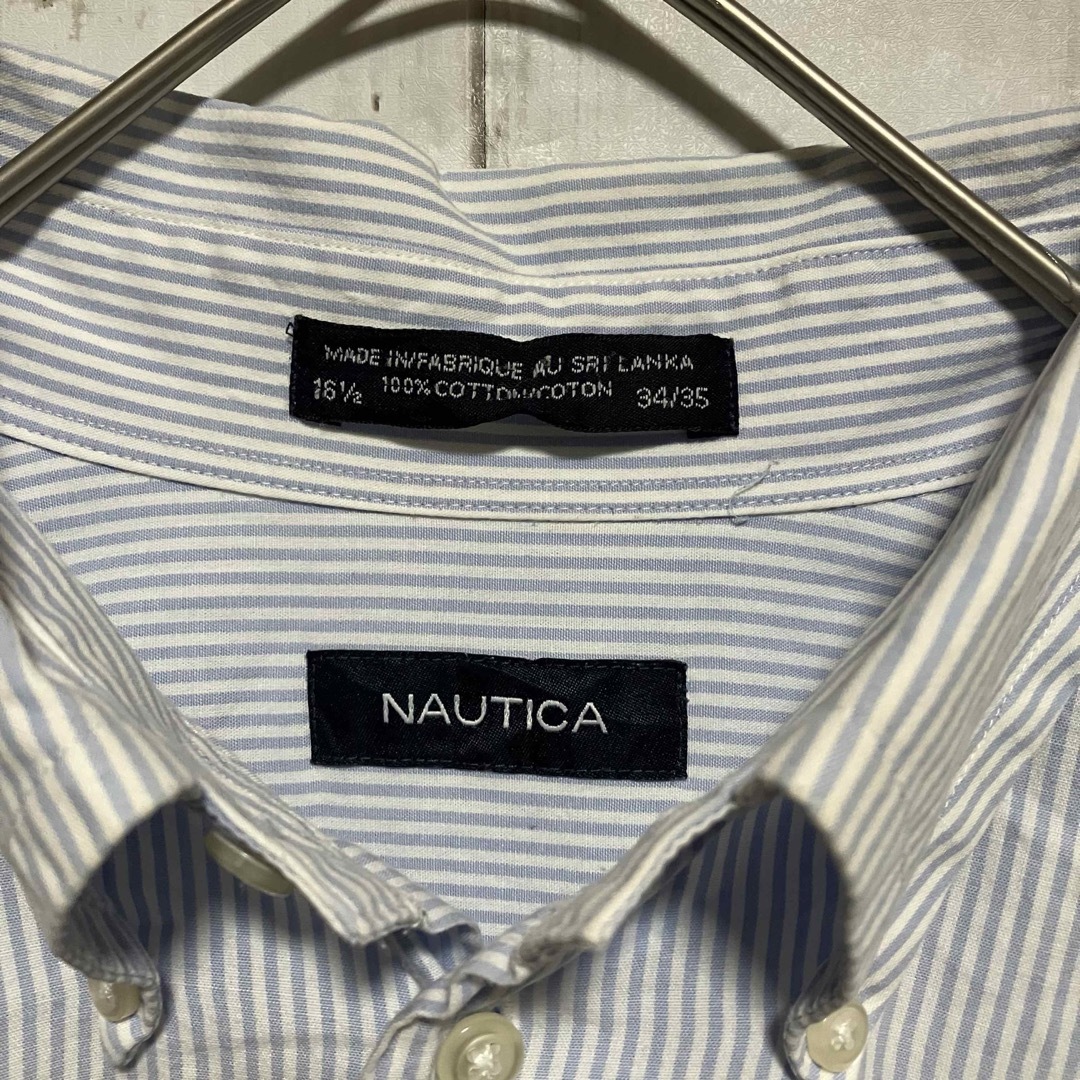 NAUTICA(ノーティカ)のノーティカ 長袖BDストライプシャツ00s Z1127 メンズのトップス(シャツ)の商品写真