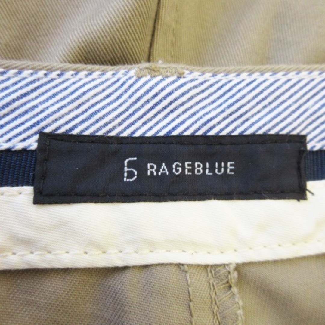 RAGEBLUE(レイジブルー)のレイジブルー  パンツ テーパード 七分丈 アンクル ベルト S ベージュ メンズのパンツ(スラックス)の商品写真