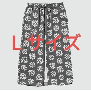 ユニクロ(UNIQLO)のＬサイズ　ユニクロ　ミッフィー　リラコ　グレー(ルームウェア)