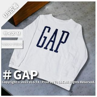 ギャップ(GAP)の【US古着】ギャップ スウェット M ホワイト ✓3747(スウェット)