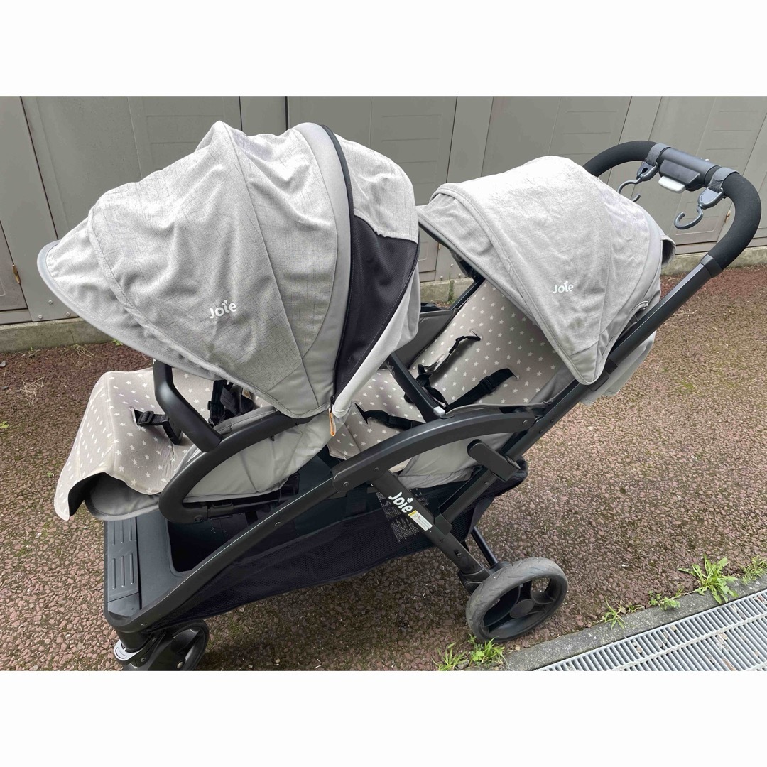 ☆美品☆joie ジョイー 2人乗り ベビーカー レインカバー付き ☆美品☆joie ジョイー 2人乗り ベビーカー レインカバー付き