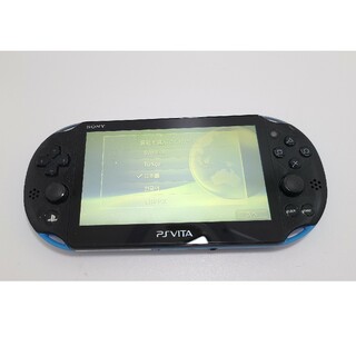 プレイステーションヴィータ(PlayStation Vita)のPlaystation Vita PCH2000 ブルーブラック(携帯用ゲーム機本体)