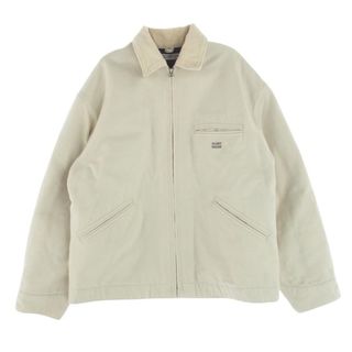 クーティー(COOTIE)のCOOTIE クーティー ジャケット CTE-20A208 Loose OX Work Jacket 裏地キルティング コットン ジップアップ ワーク ジャケット オフホワイト系 M【中古】(その他)