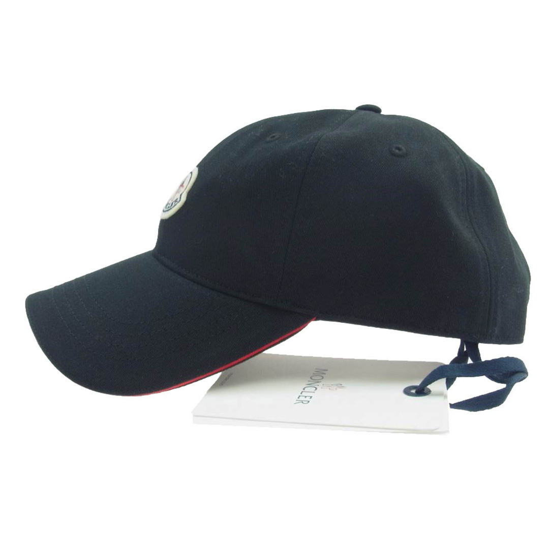 MONCLER(モンクレール)のMONCLER モンクレール 帽子 BERRETTO BASEBALL ベースボール キャップ 帽子 ブラック系 58-66cm【新古品】【未使用】【中古】 メンズの帽子(その他)の商品写真
