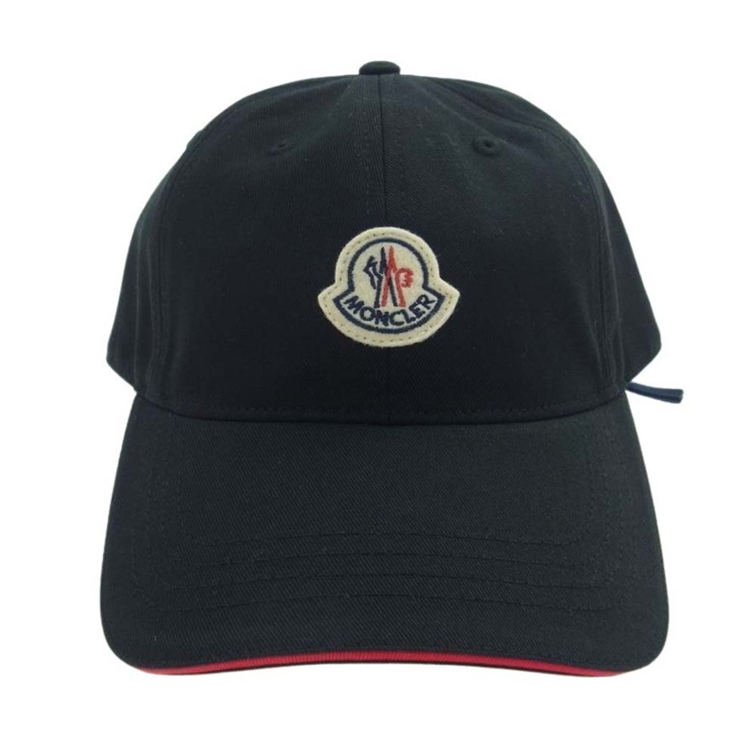 MONCLER(モンクレール)のMONCLER モンクレール 帽子 BERRETTO BASEBALL ベースボール キャップ 帽子 ブラック系 58-66cm【新古品】【未使用】【中古】 メンズの帽子(その他)の商品写真