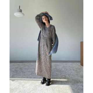 クラネ(CLANE)の【新品】CLANE PAISLEY LOOSE ONE PIECE(ロングワンピース/マキシワンピース)