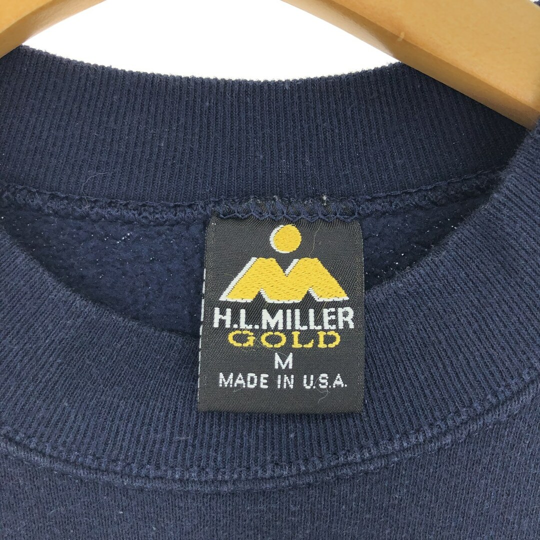 古着 90年代 M H.L.MILLER GOLD スウェットシャツ トレーナー USA製 メンズM ヴィンテージ /eaa411333 メンズのトップス(スウェット)の商品写真