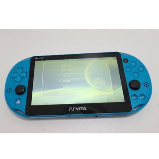 プレイステーションヴィータ(PlayStation Vita)のPlaystation Vita PCH2000 アクアブルー(携帯用ゲーム機本体)