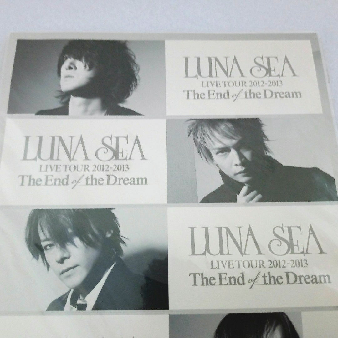 LUNA SEAステッカー、the end of dream エンタメ/ホビーのタレントグッズ(ミュージシャン)の商品写真